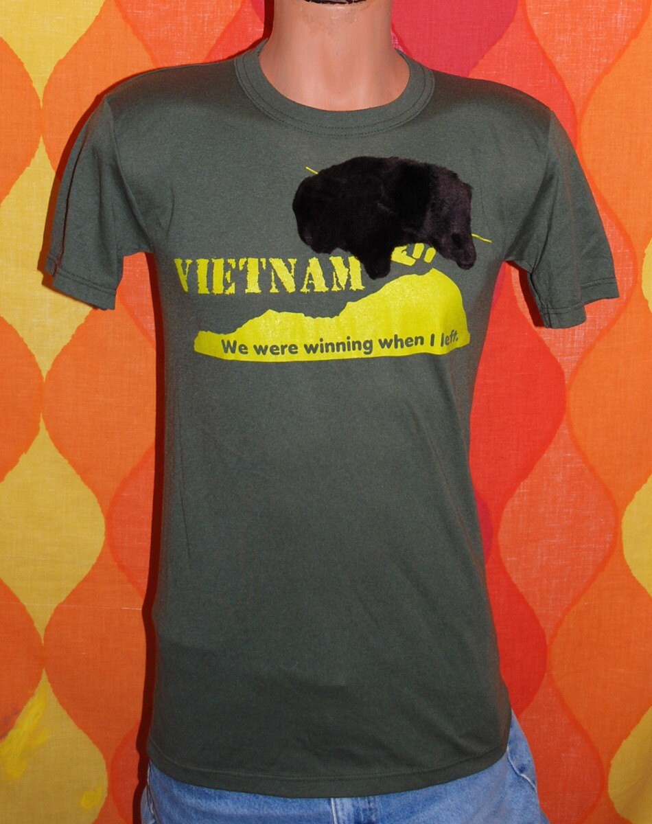 Vintage Vantage T-shirt Viet Nam War We 