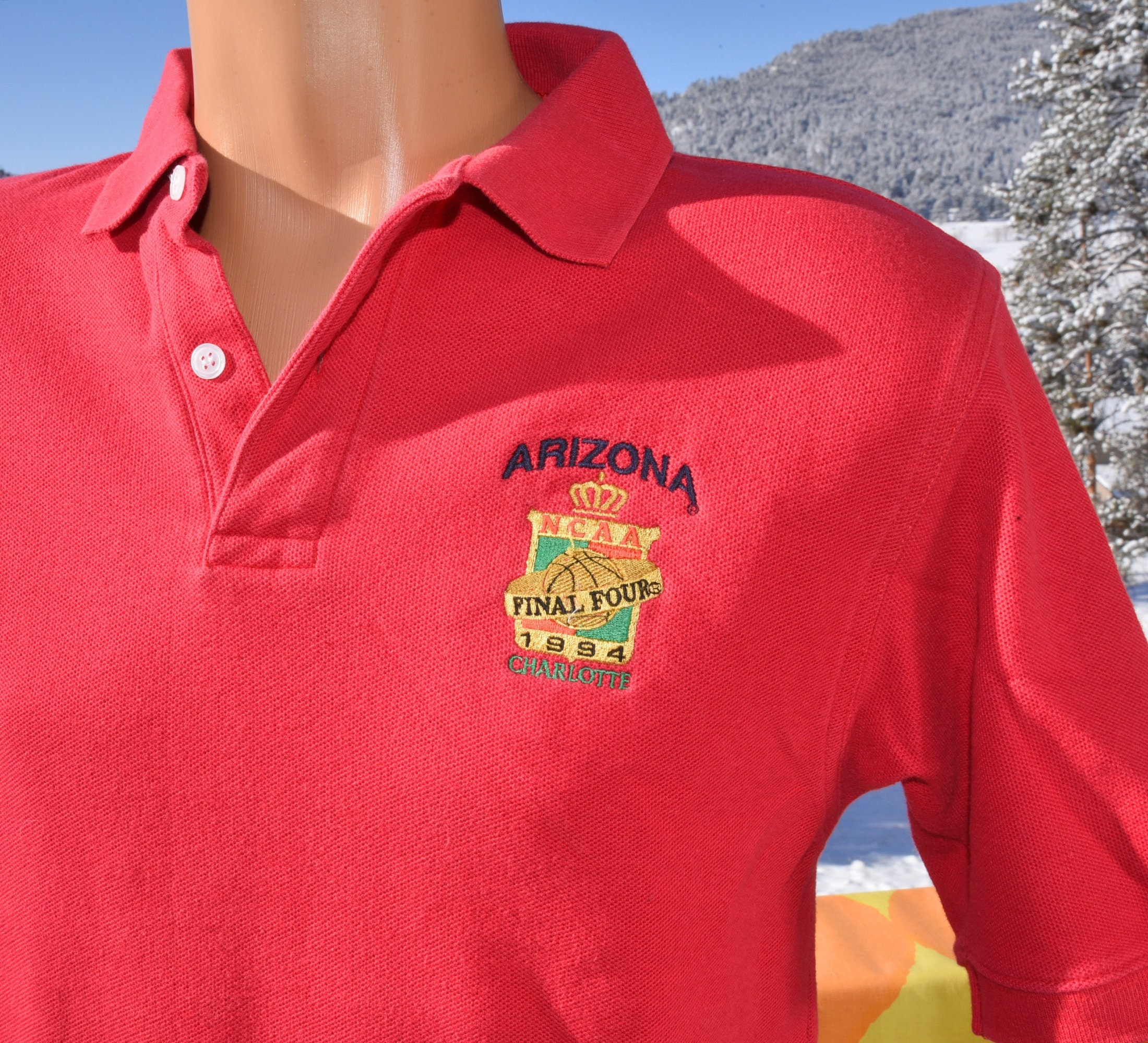 Vintage 90s Polo ARIZONA WILDCATS Basketball Cropped Golf Shirt Small 1994  - Etsy