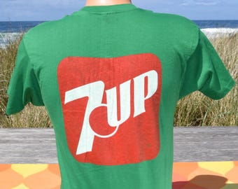 Camiseta vintage de los 80 FAST ACTION baloncesto 3 contra 3 tallas L/M 7up