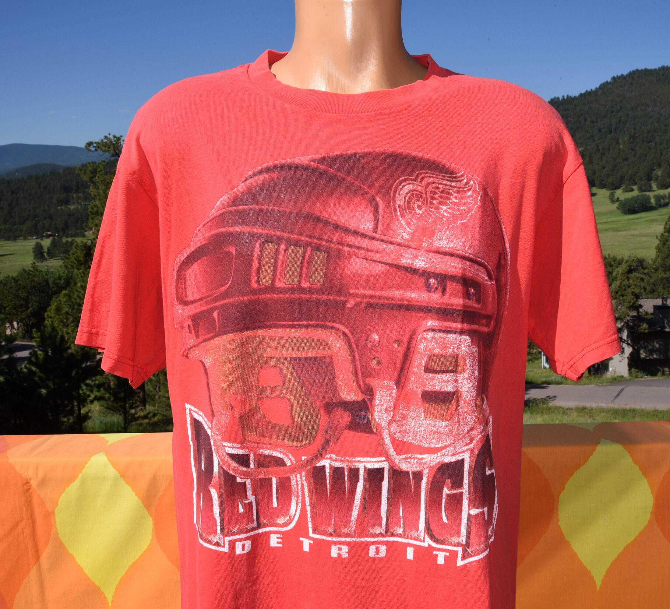 Vintage 90s DETROIT RED WINGS NHL Competitor T-Shirt L – XL3 VINTAGE  CLOTHING