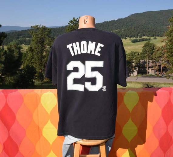 Vintage 00s T-shirt Chicago WHITE SOX Jim Thome Baseball Tee 