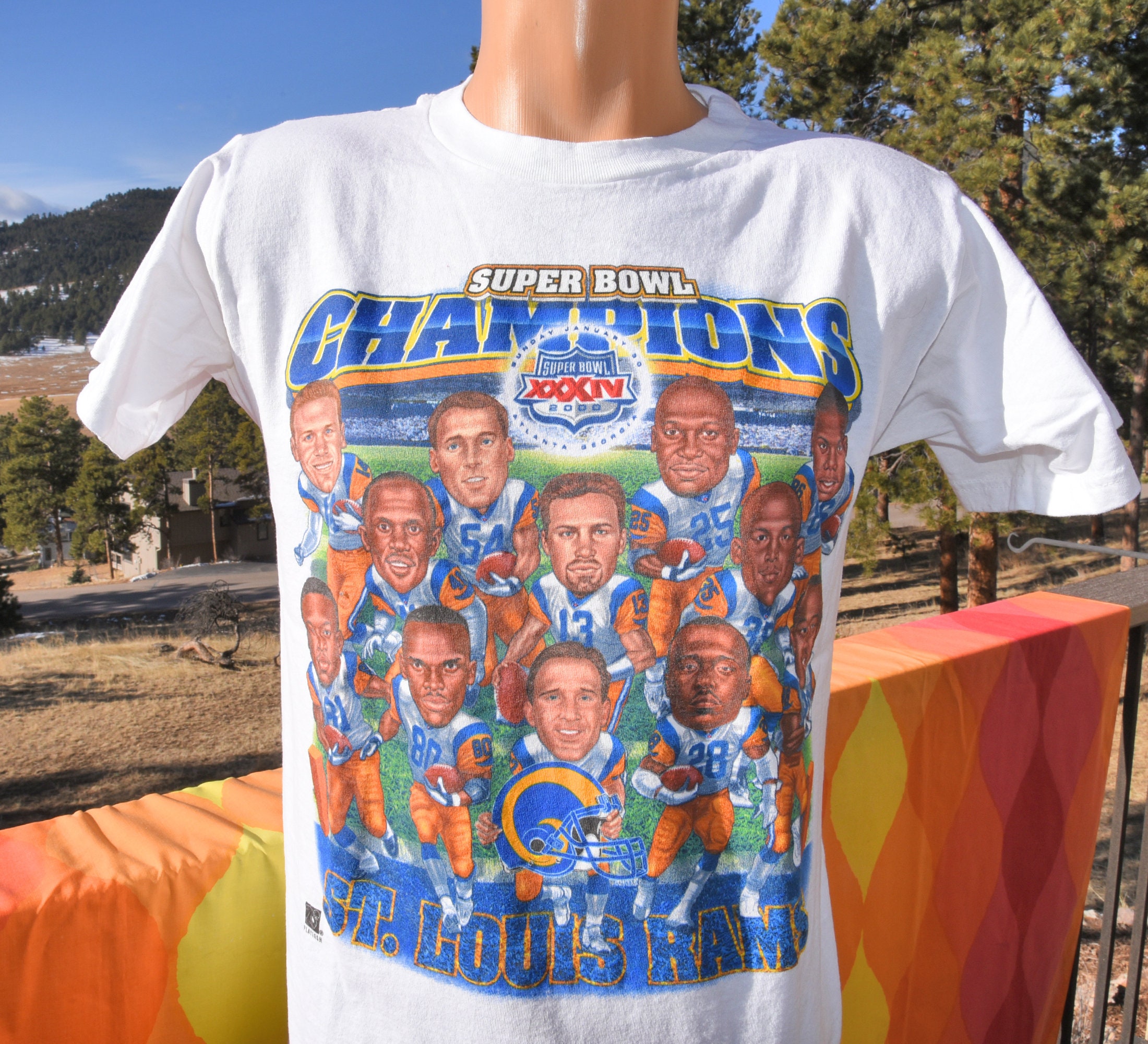 Louis RAMS Football Superbowl Tee Kids 