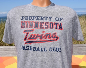 Camiseta vintage de los 80, propiedad de los Minnesota Twins de la MLB, béisbol, talla M
