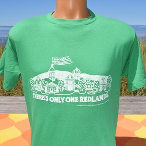 vintage 80s t-shirt REDLANDS california only one girl scout tee Large Medium ched