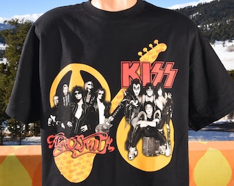 Vtg 2003 Kiss Concert T-shirt Black XXL Y2K 2004 Classic Vtg 2003 Kiss Concert T-shirt Black XXL Y2K 2004 Classic