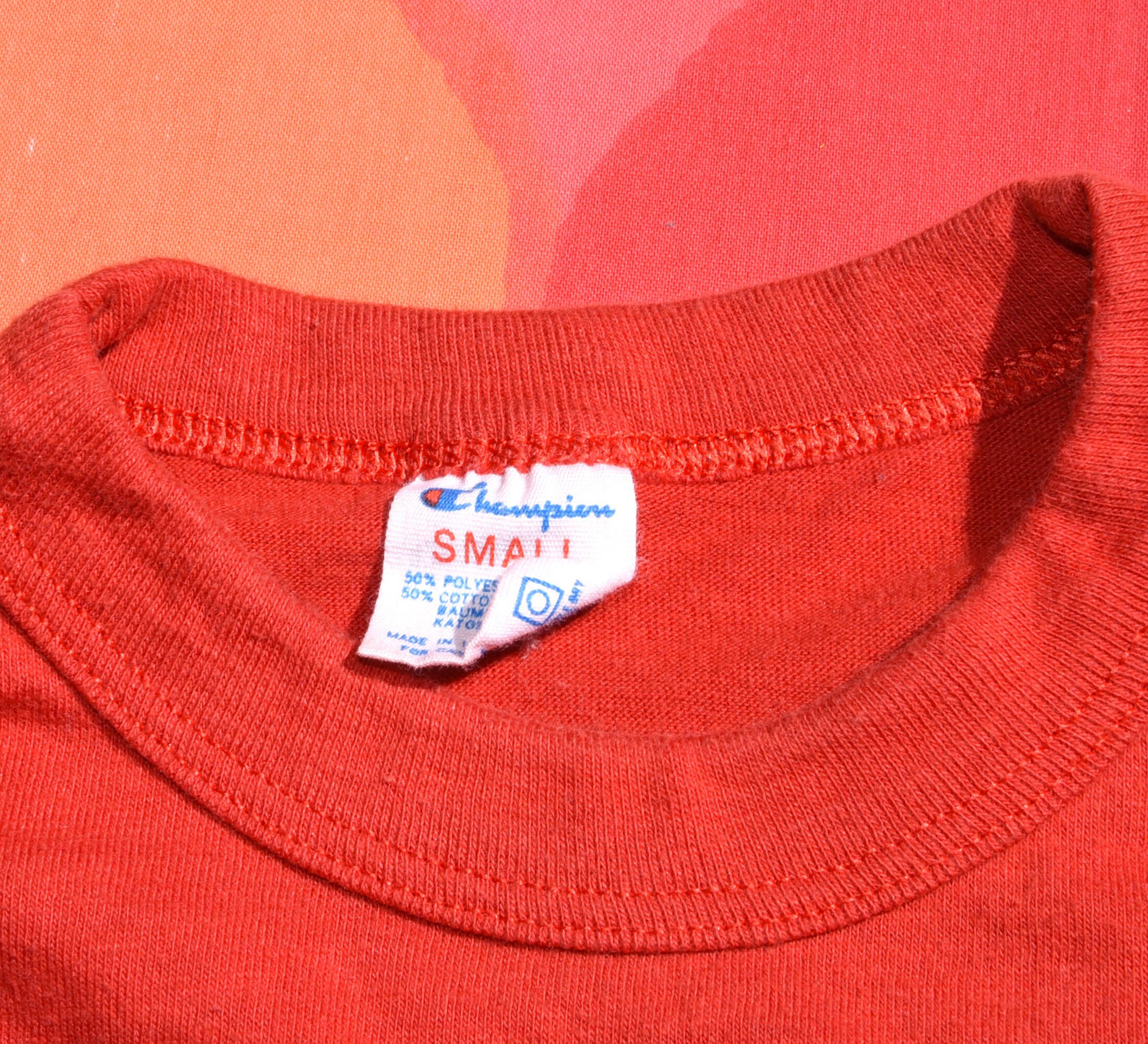 Vintage tee 80s CHAMPION mts sats acronym t-shirt Small XS | Etsy