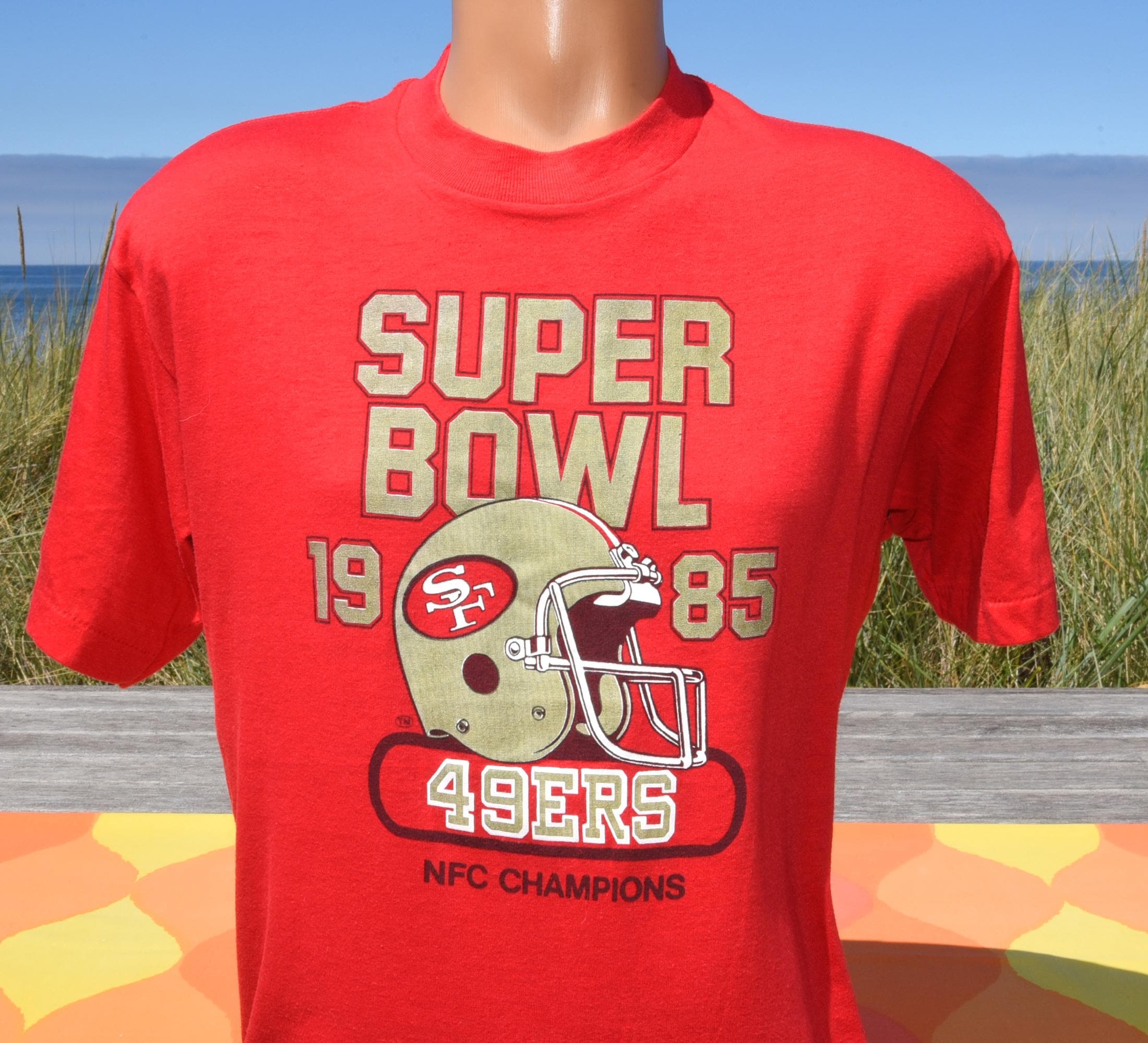 Vintage 49ers T Shirt 1985 - Etsy