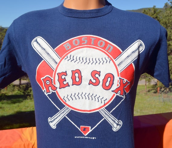 T-shirt Vintage Boston Red Sox Années 80 - Homme, Taille M, Rouge