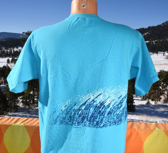 vintage t-shirt 80s WATER SKI hawaii tee Medium L… - image 3