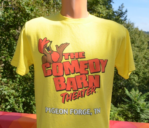 80s Vintage T Shirt Comedy Barn Theater Pigeon Forge Tennessee Etsy