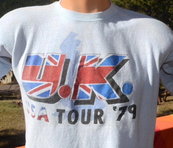 vintage 70s tee THE WHO band rock concert tour 19… - image 1