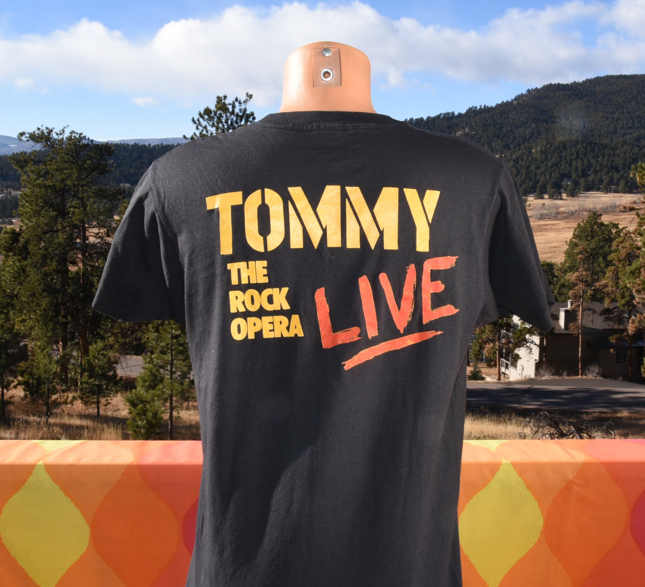 Tommy Rock Opera Pinball Tee Large 