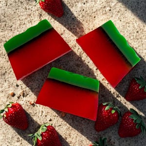 Strawberry Soap | Handmade Soap | Gift | Soap | Soap Bar | Strawberry | Birthday | Pamper | Anniversary | Wedding | Bath |