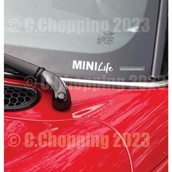 3" MINILife Vinyl Sticker - the Original - 3" width - choose from 20+ colors!