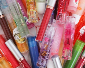 KAWAII LIP GLOSS Scoops | Mystery Kawaii Letterbox Gifts | Lip Gloss Bundle | Lucky Scoops | Kawaii Beauty | Lip Care | Lip Tints | Lip Oil