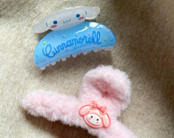 Pinza para el pelo de personajes de Sanrio / Hello Kitty / Kuromi / My Melody / Accesorios para el pelo / Pinza para el pelo / Accesorios Kawaii / Artículos para el pelo