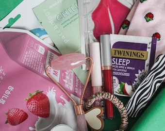 Caja de belleza misteriosa kawaii / Regalos en buzón / Caja de mimos / Sorpresa de la suerte / Belleza coreana / Belleza oriental asiática / Cuidado de la piel / Regalos para ella