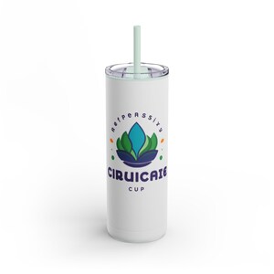 Vaso de viaje con aislamiento térmico de 20 oz de Maars Maker Skinny Matte, elegante botella de agua, regalo perfecto para él y para ella