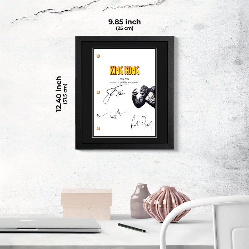 King Kong Movie Script With Copy Signed Autographs Film Memorabilia ...