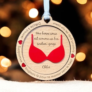Personalized Christmas ball friend - Best friend, girlfriend - Friendship gift - Sister gift - Funny girlfriend gift - Gift for best friend