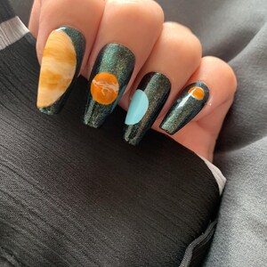 Galaxy Gel Nails