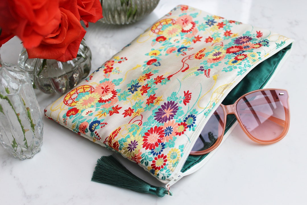【EMIS】25SS/薔薇バッグ ★ CORSAGE FLAT BAG ★ 4COLOR Segater® Women's Multicolor Floral Small Crossbody Bag