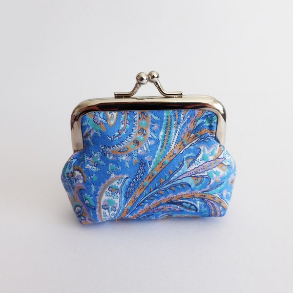 Medium Crown Me Paisley Print Coin Purse main image 1