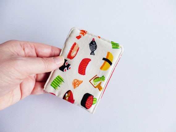 Sushi Purse, Sushi Lover Gift, Foodie Gift, Sushi Coin Purse