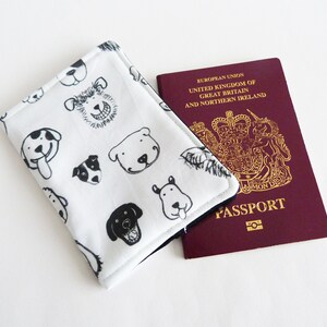 Dog passport wallet dog owner accessory Embroidered felt document cover Maltese Passport Holder Traveler\u2019s gift dog lover gift