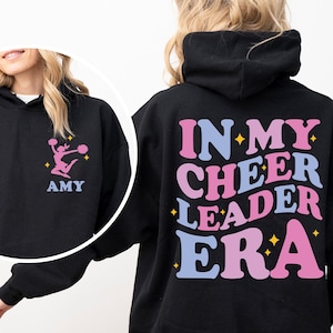 Custom In My Cheerleader Era Hoodie, In My Cheer Era Hoodie, Cheerleader Shirt, Cheerleader Hoodie, Cheerleader Gifts,Cheerleader Sweatshirt