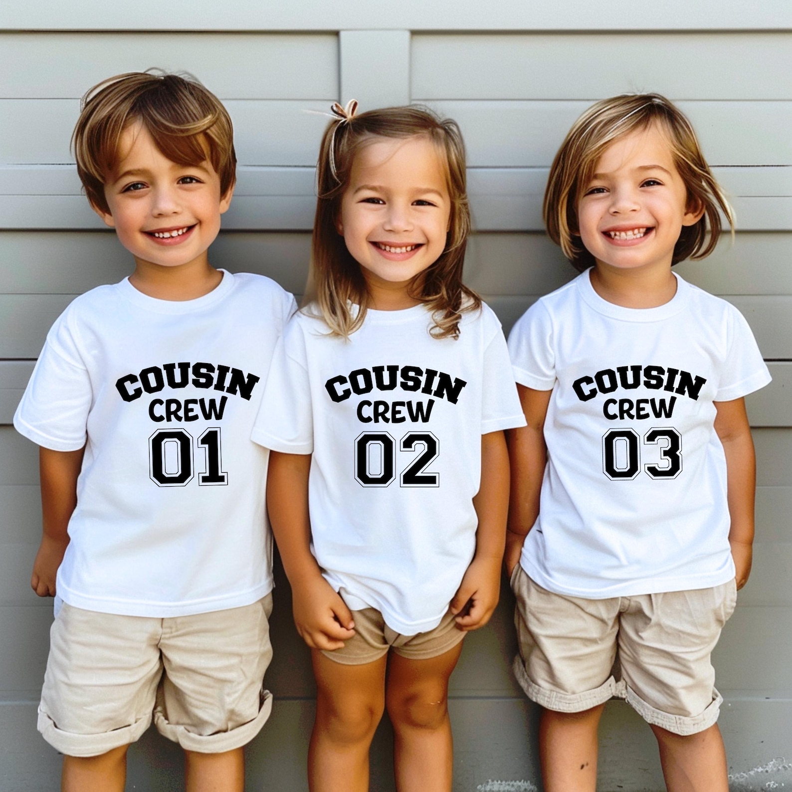 Retro Matching Cousins Shirts, Cousin Crew Custom Number Shirt, Cousin ...