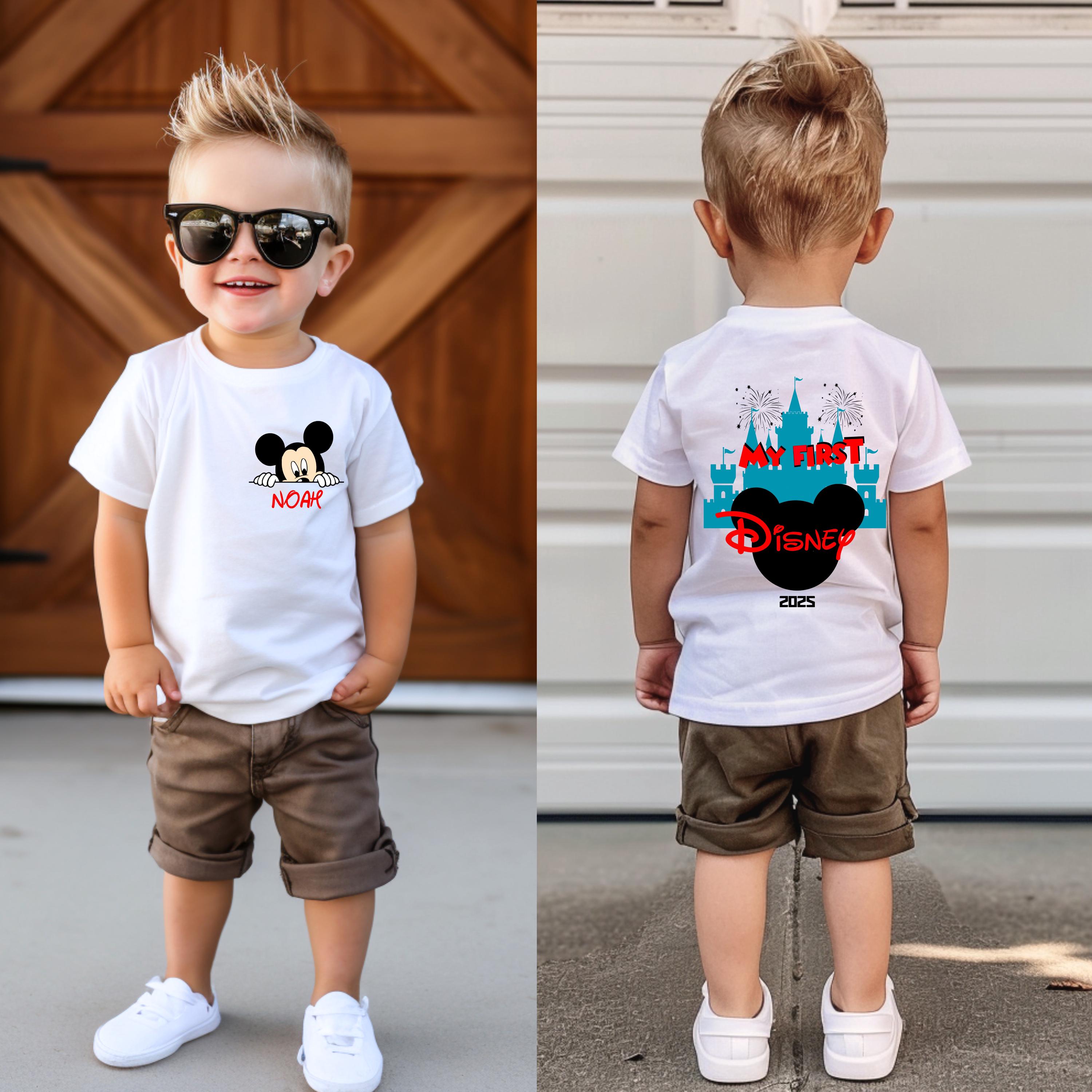 Personalized Disneyworld Trip Shirt, Custom Name Disneyland Trip 2025 Shirt, Castle 2025 Family Trip Shirt, Summer Vacation Girl Boy Tshirt