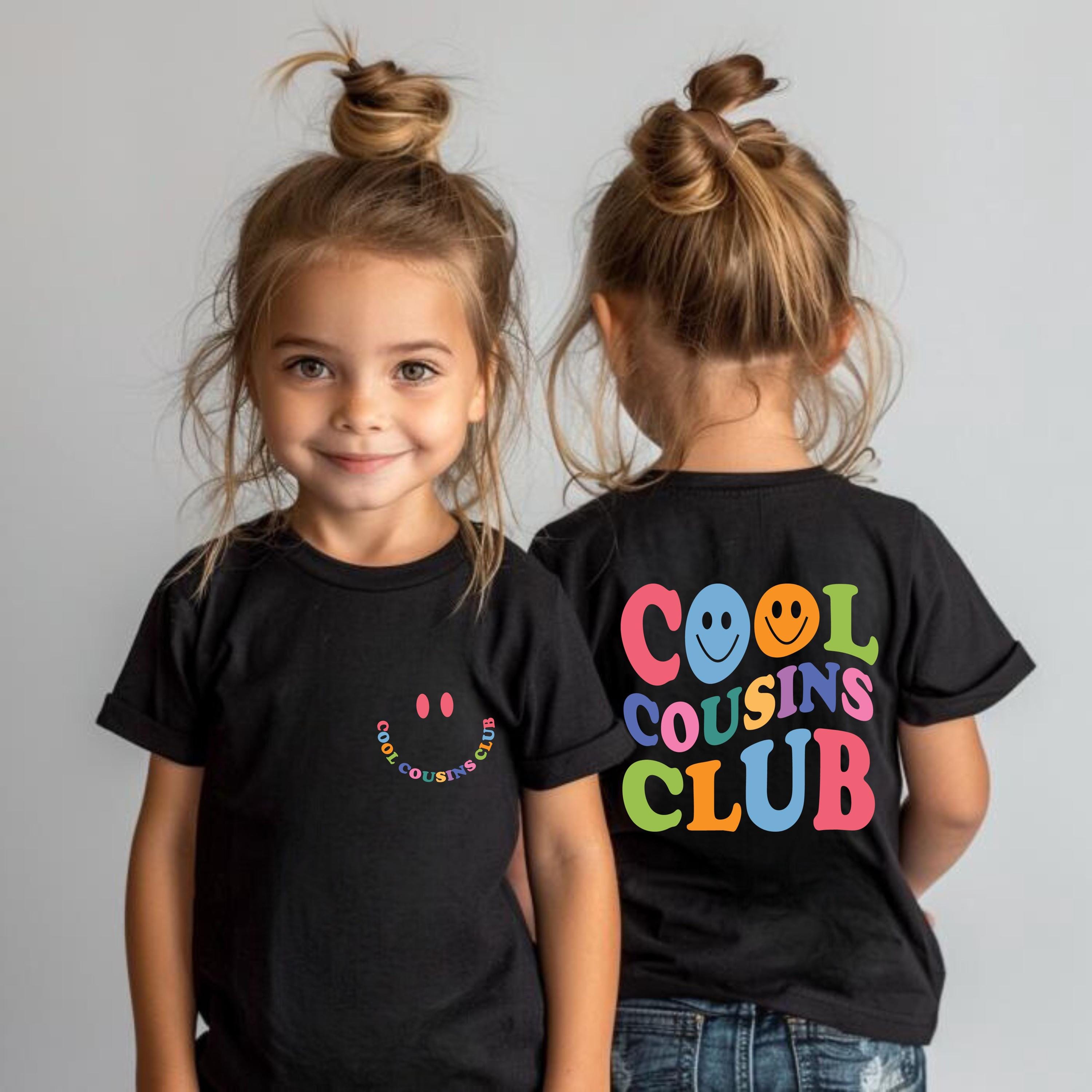 Cool Cousins Club Shirts, Cousin Crew Toddler T-Shirt, Natural Color Baby Bodysuit, Cousin Crew Kids Shirt, Retro Style Toddler Tee