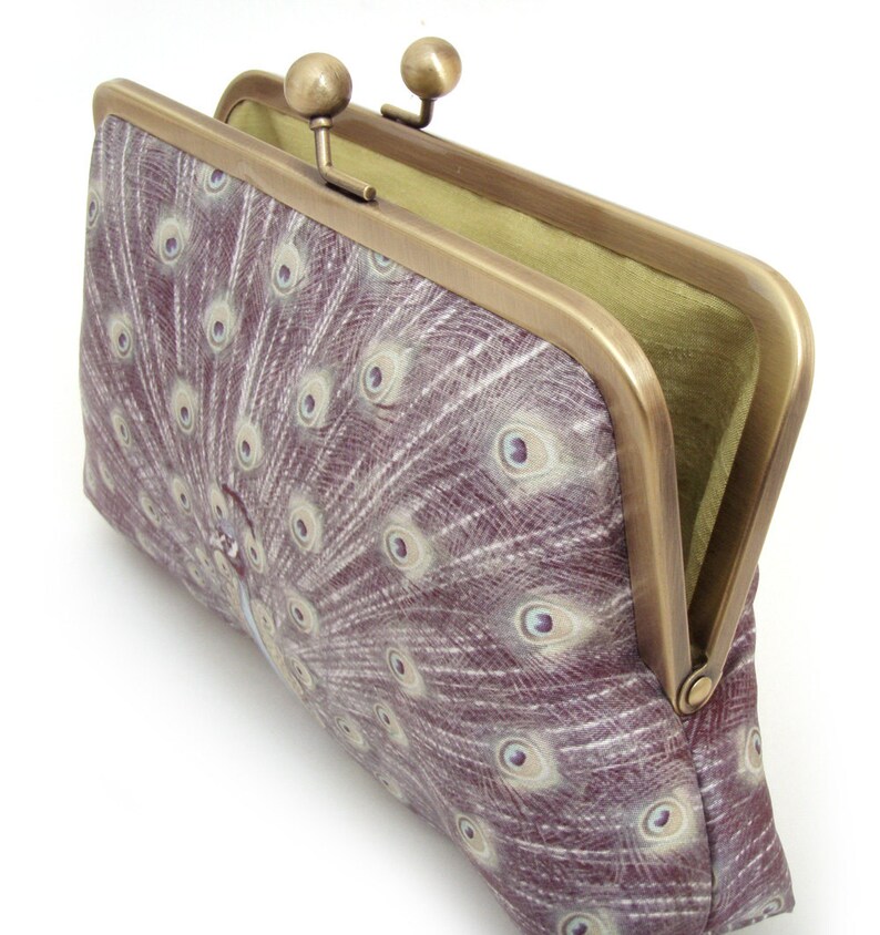 feather clutch purse
