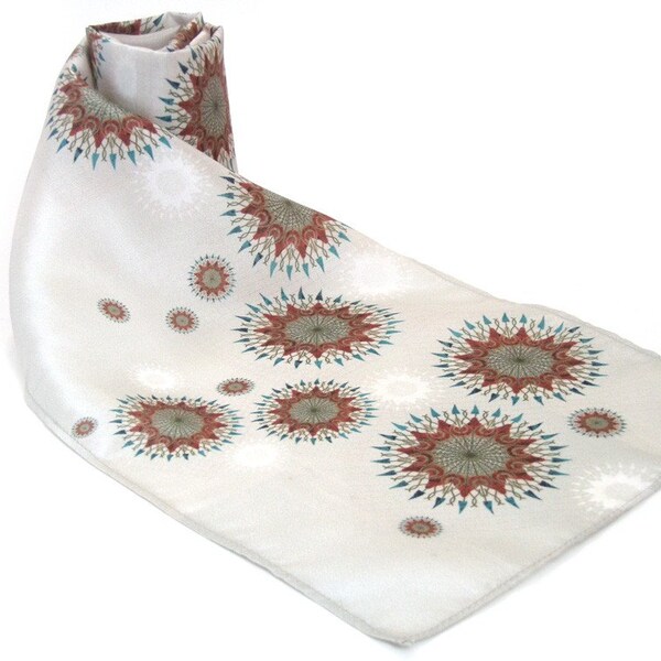 Mandala scarf : Printed silk with gift box