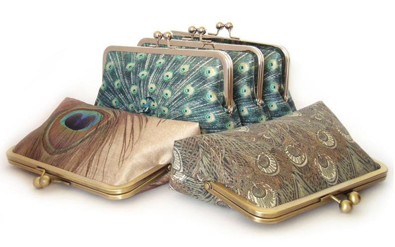 feather clutch purse