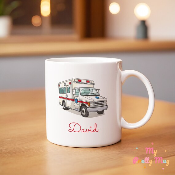 Ambulance Mug Personalized Ambulance Mug Hospital Mug Ambulance Coffee Mug  Truck Coffee Cup Ambulance Tea Cup Ceramic Mug Gift for Him - Etsy
