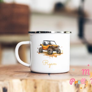 Gepersonaliseerde UTV-mok | Offroad-mok op maat | Cadeau voor offroad-liefhebbers | Koffiebeker | Verjaardagscadeau voor motorrijders