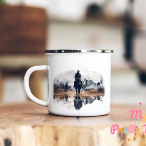 Cowboy tin cup - Etsy 日本