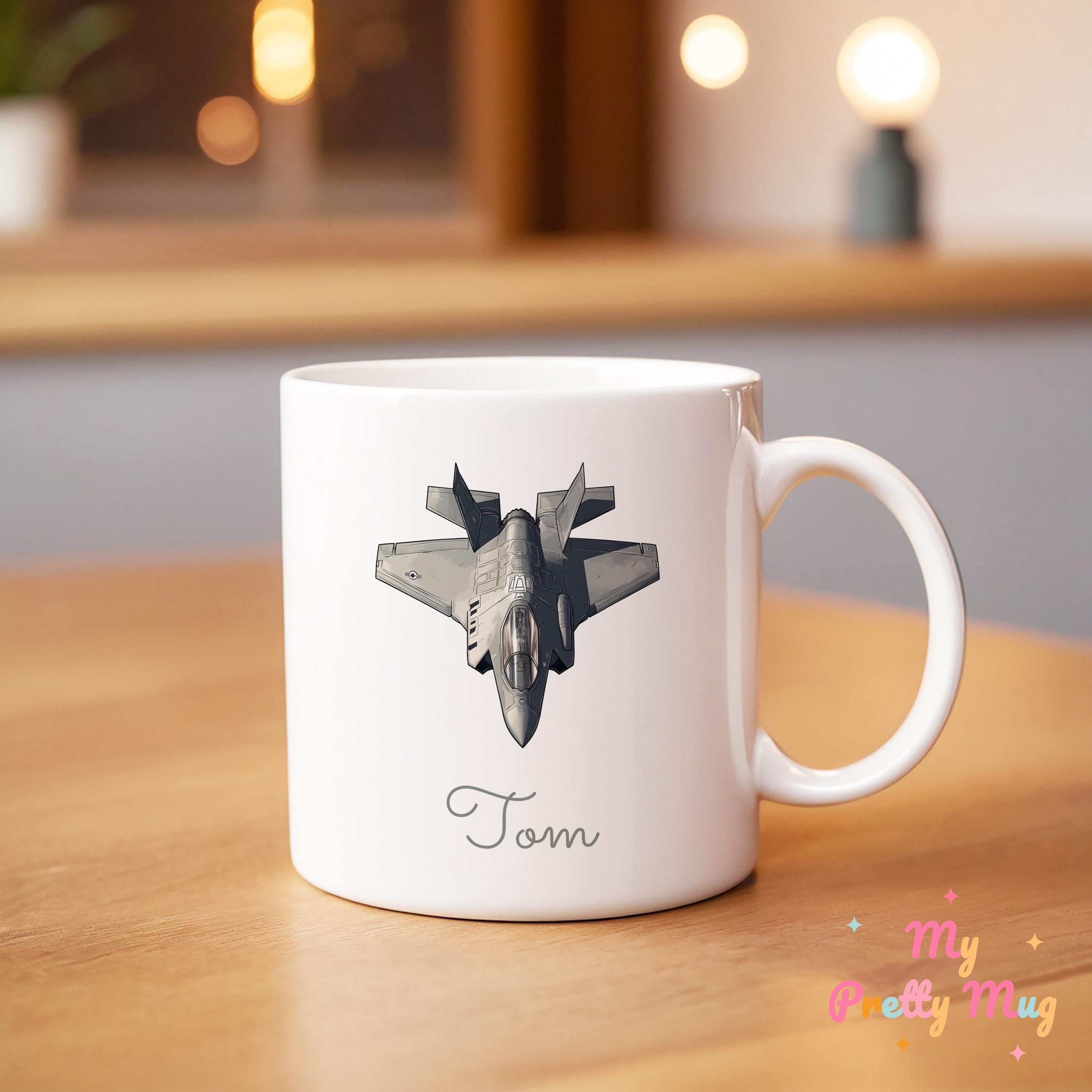 Fighter Jet Mug Personalized Fight Plane Mug Military Plane Coffee Mug  Plane Coffee Cup Aircraft Tea Cup Ceramic Military Mug Gift for Him - Etsy