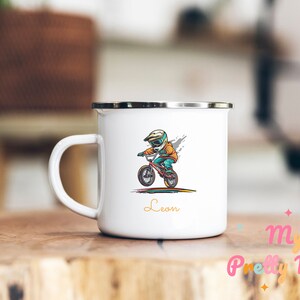BMX Mug Personalized Bmx Mug Bicycle Mug Bike Motocross Coffee Mug Bmx Coffee Cup Bmx Tea Cup Bicycle Motocross Ceramic Mug Gift For Him
