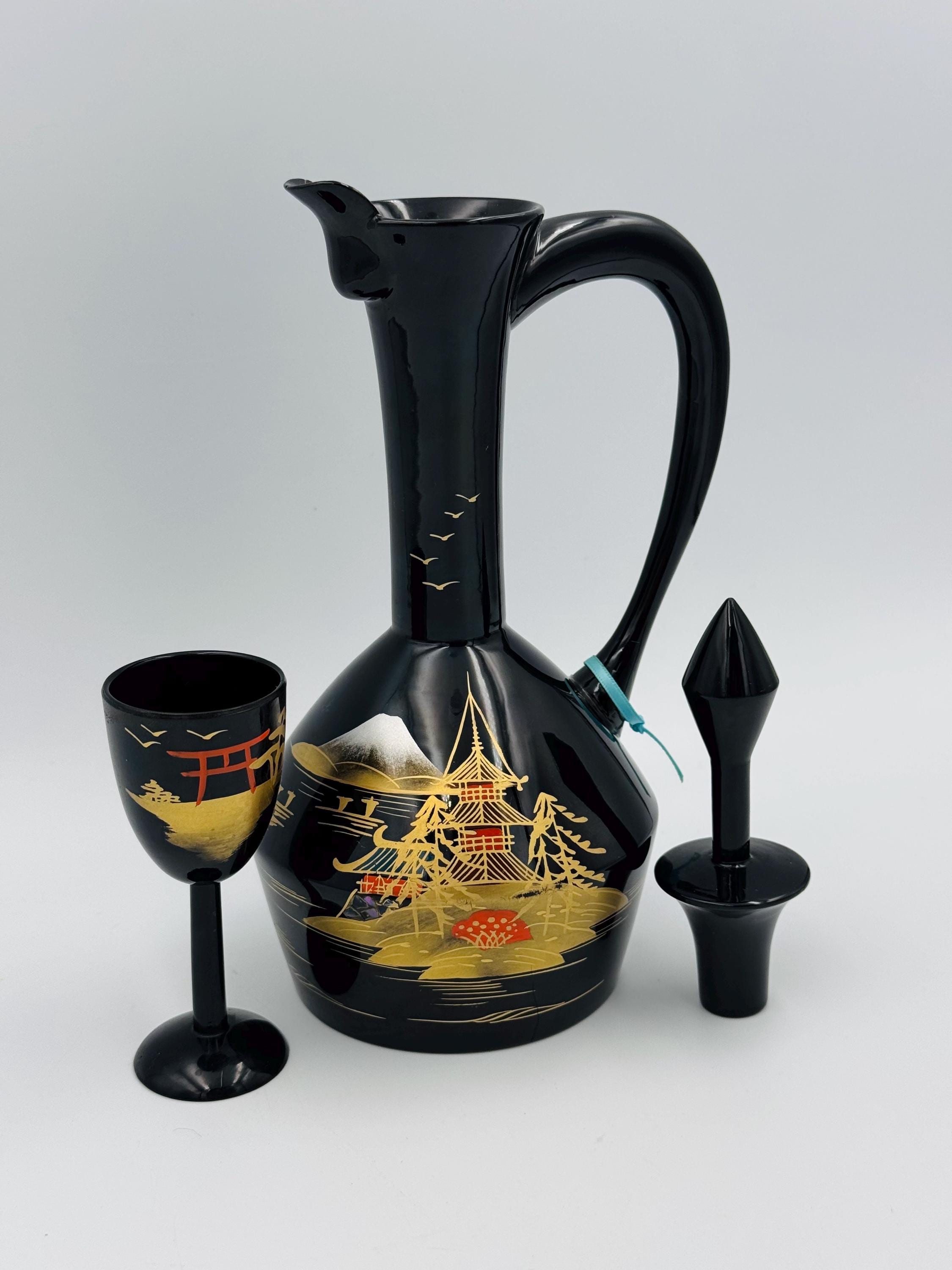 Pewter Sake Set - Etsy