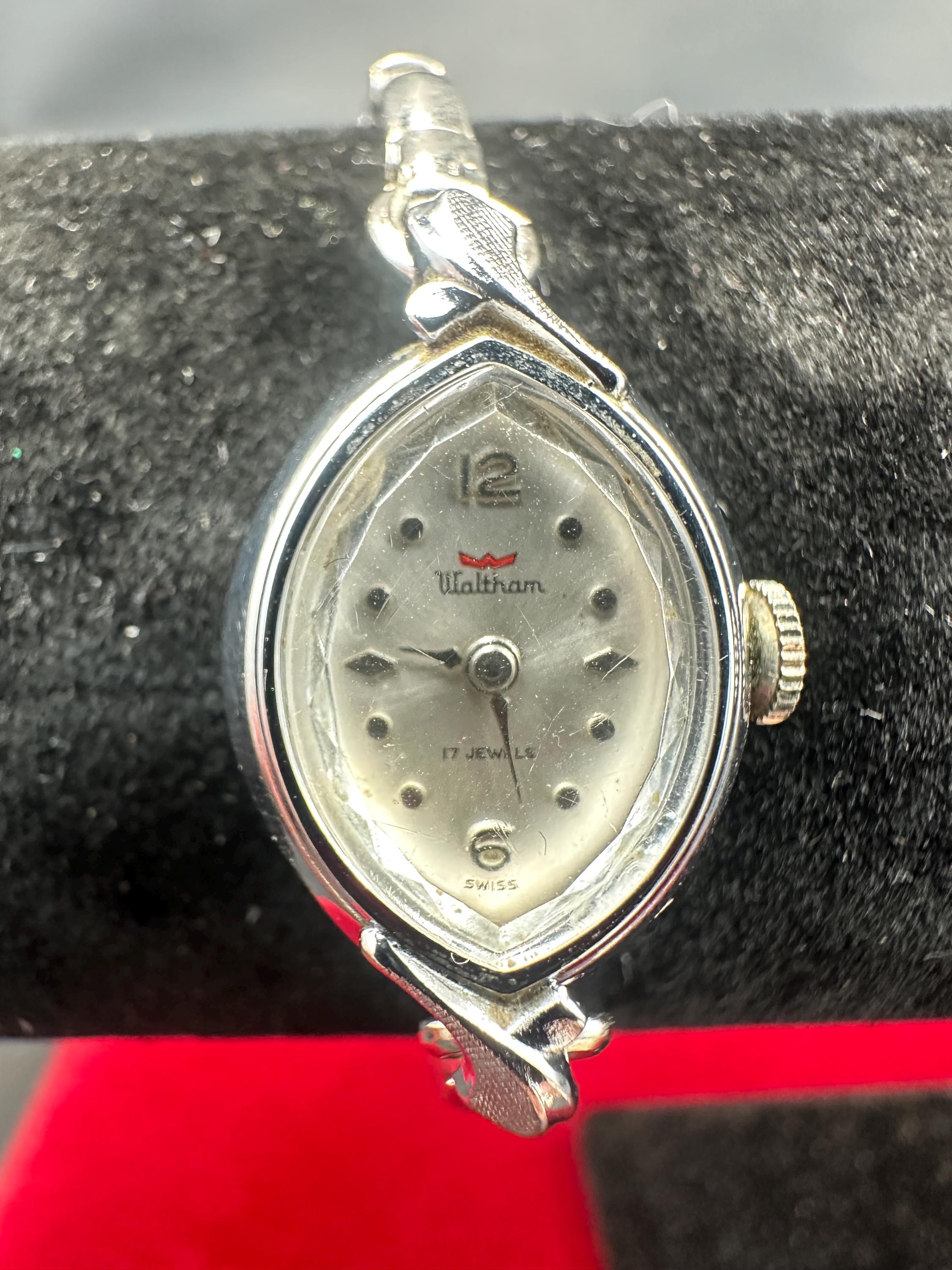 1940’s Grewitt 17 Jewel Ladies Cocktail Watch - RARE Vintage GLASHUTTE Ladies Watch 17 Rubis Made in GDR Rare | eBay main image 3