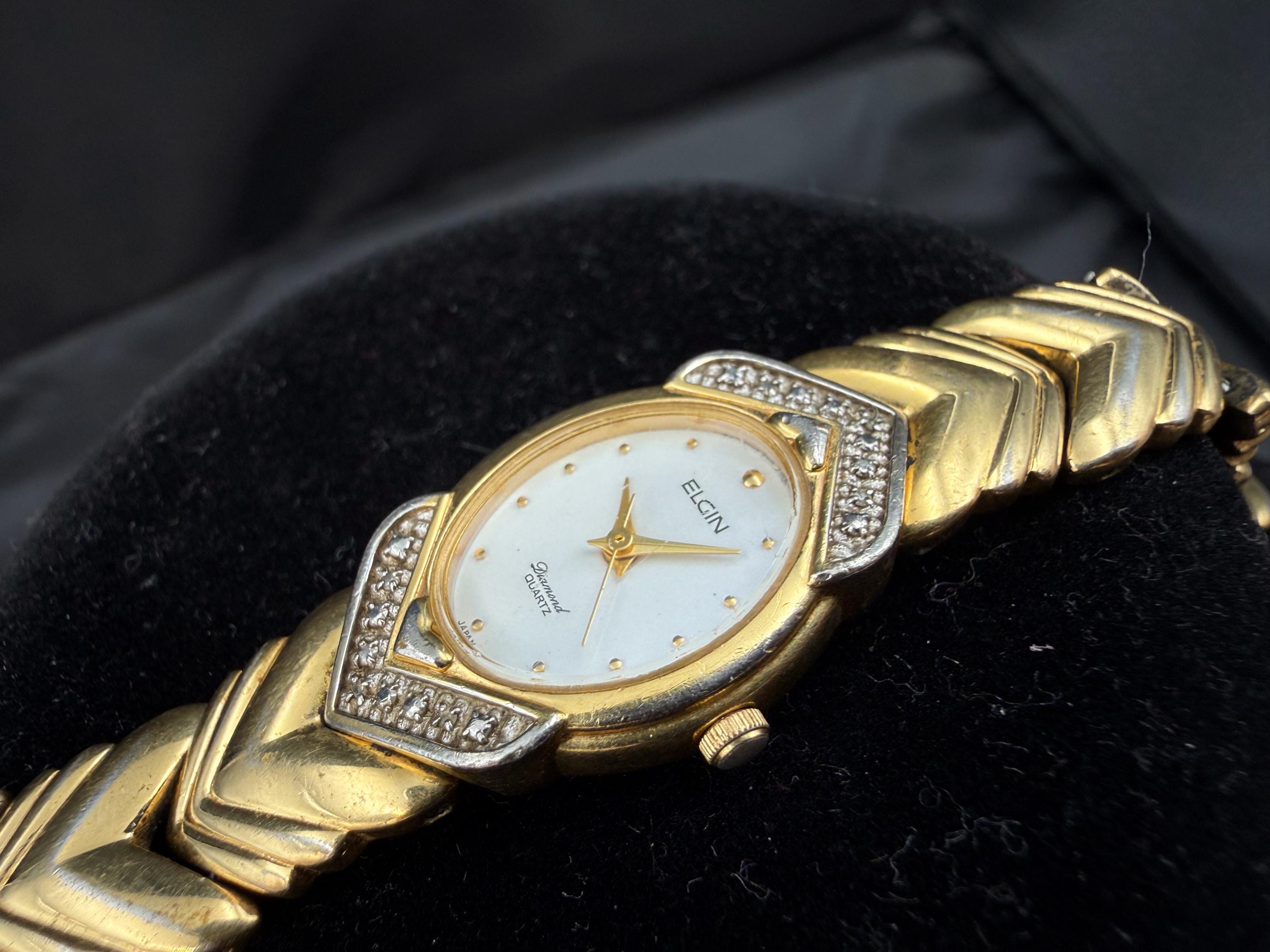 Vintage Elgin “Half Moon” Sculptural Watch Statement Piece *Untested Seiko Asymmetrical Watch - Etsy main image 4