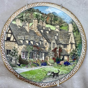 Sue Scullard Cottage Plates - Etsy