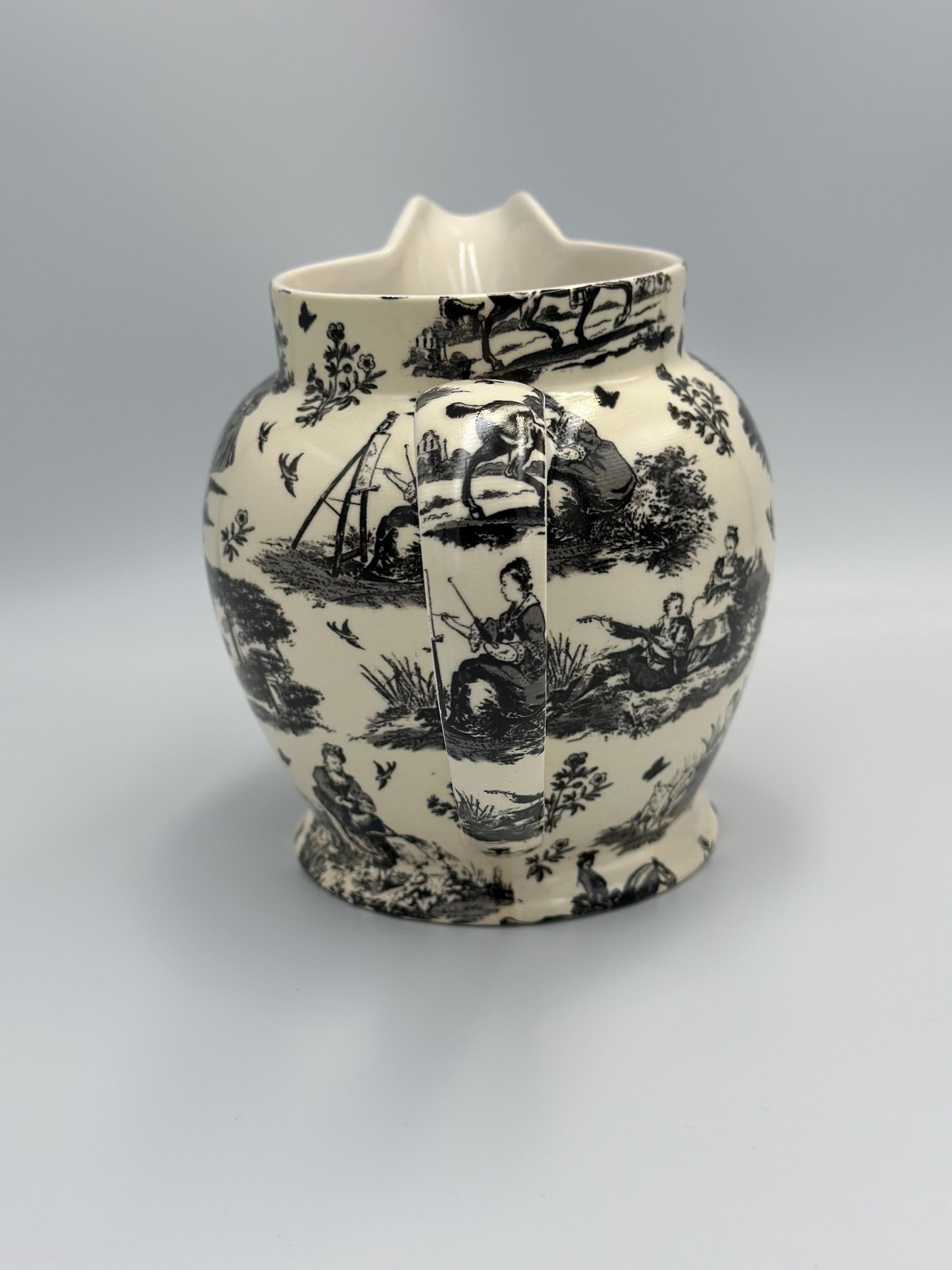 Arthur Wood Chintz Pitcher and Tray Set: English Countryside Decor