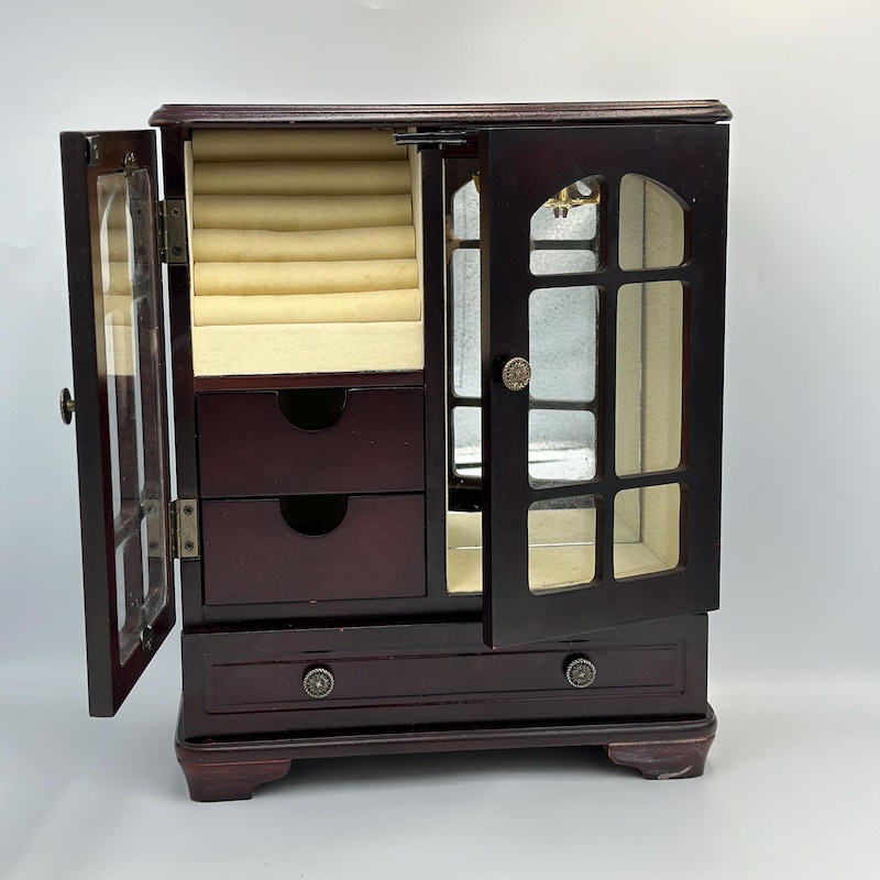 Vintage Jewelry Hutch - Etsy