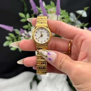 Gold Caravelle Watch - Etsy display picture 1