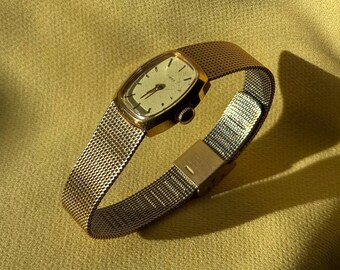 Vintage Anne Klein Diamond Accent Gold Watch – Dainty Slim  display picture 3