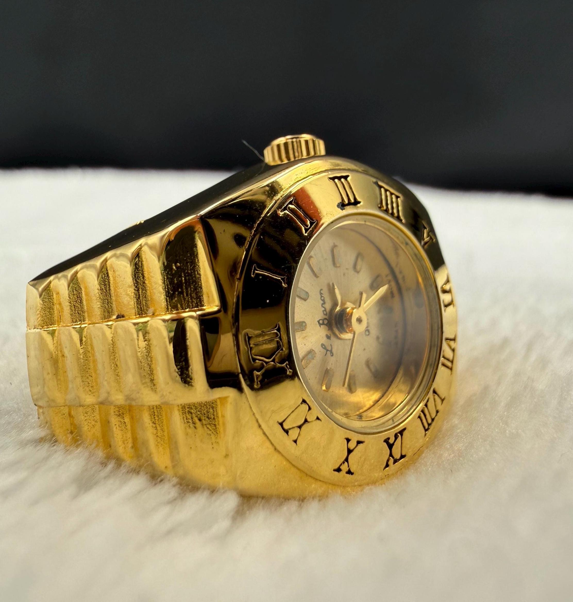 Gold Vintage Finger Watches - Etsy display picture 2